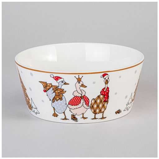 Салатник "Family christmas" 14,5*6 см 650 мл 425-185 #НовыйГод /АРТИ-М/