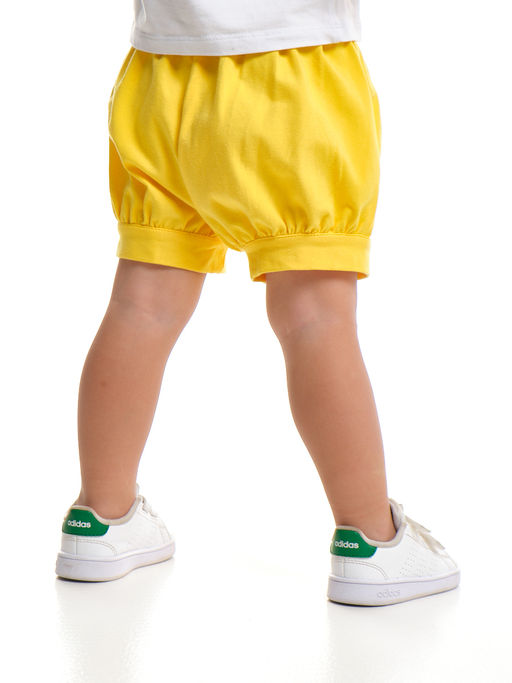 Шорты для девочки UD 1714 желтый - Mini maxi фото 7