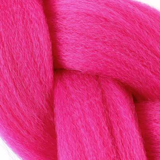 ZUMBA Канекалон однотонный, гофрированный, 60 см, 100 гр, цвет фуксия(#AY18) - Queen fair фото 2