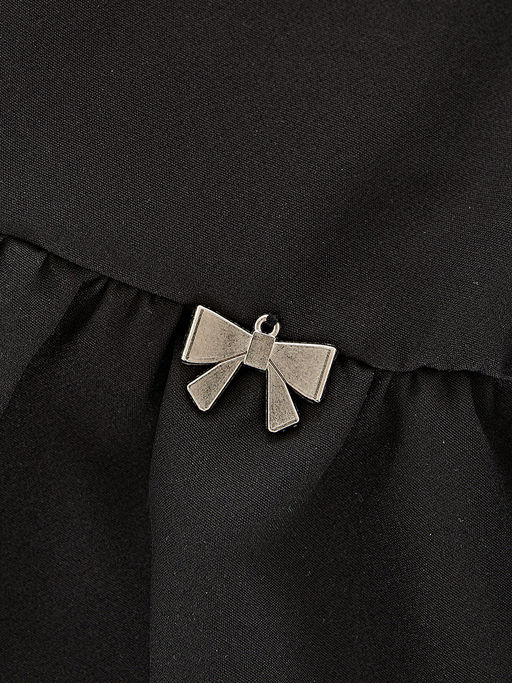 Платье черное для девочки UD 7452 черный - Mini maxi фото 5