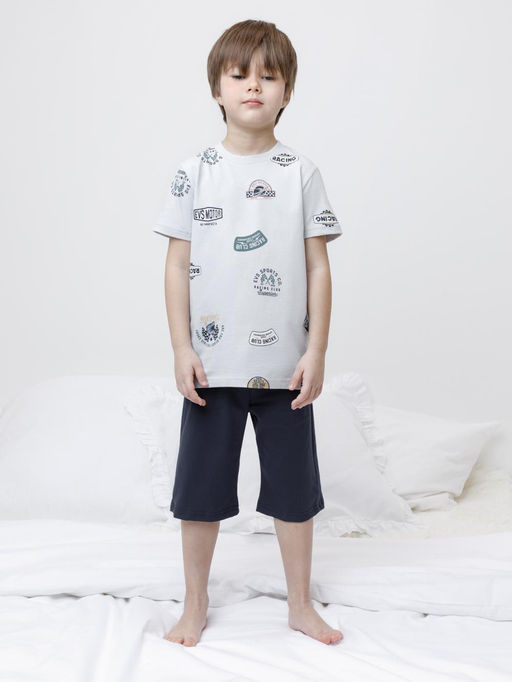 К 1614/городское ралли,индиго пижама для мал