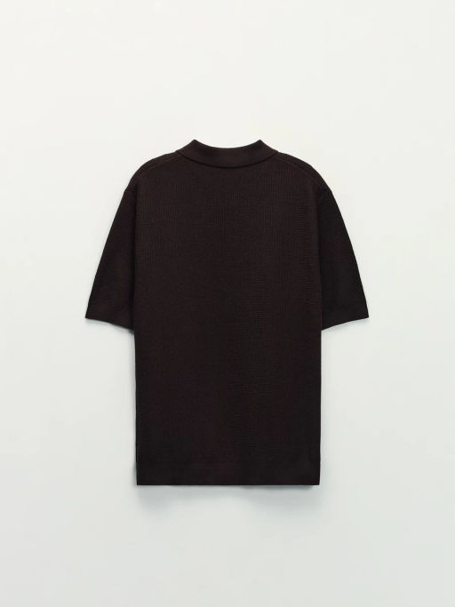 Джемпер поло фактурной вязки / Zarina