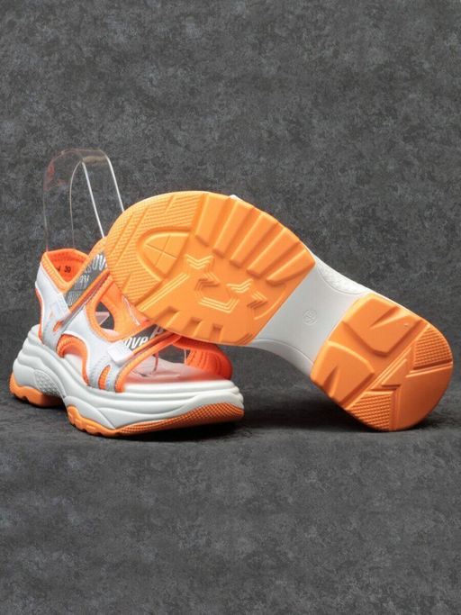 08-PEA44-4 ORANGE Босоножки (натуральная кожа, стелька натуральная кожа) - Фабричный китай фото 16