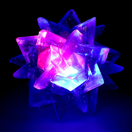 Мяч световой Кристал, цвета МИКС - Simaland фото 4