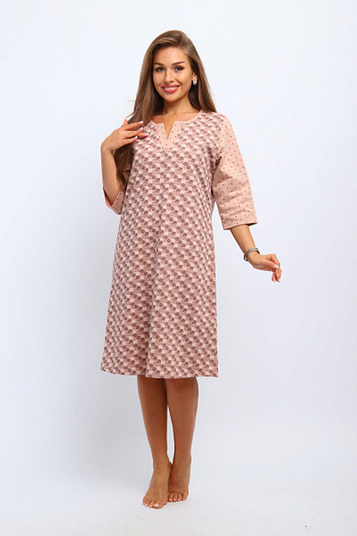 Сорочка теплая, футер с начесом (01060) - Плиона фото 25