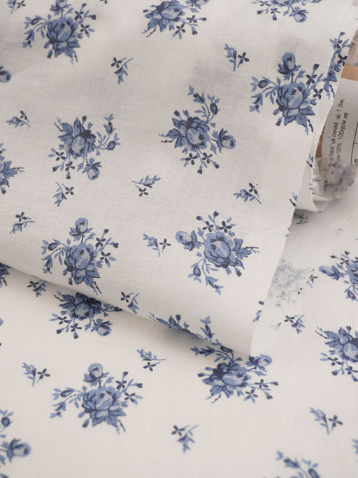 Перкаль "Клара" цв.синий, ш.1.5м, хлопок-100%, 100гр/м.кв