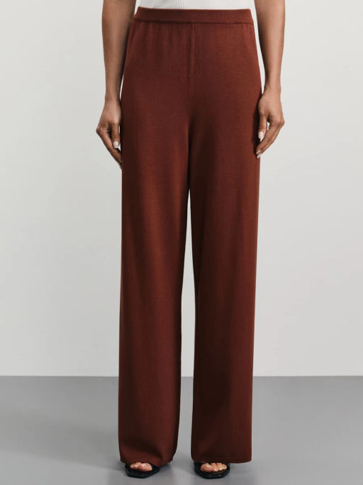 Трикотажные брюки прямого кроя / Zarina фото 2