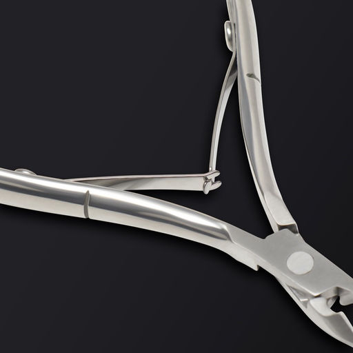 Кусачки маникюрные для кутикулы «Premium», двойная пружина, 10.6 см, длина лезвия-6 мм, на блистере