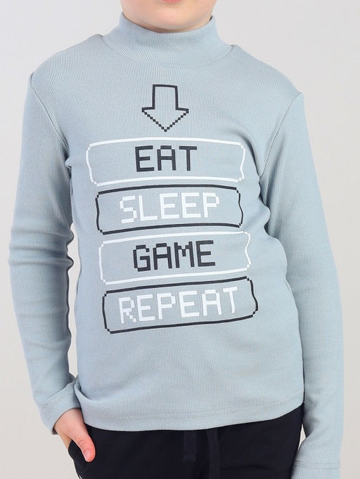 CRB wear / CWKB 63976-23-425 Водолазка для мальчика,серый  фото 3