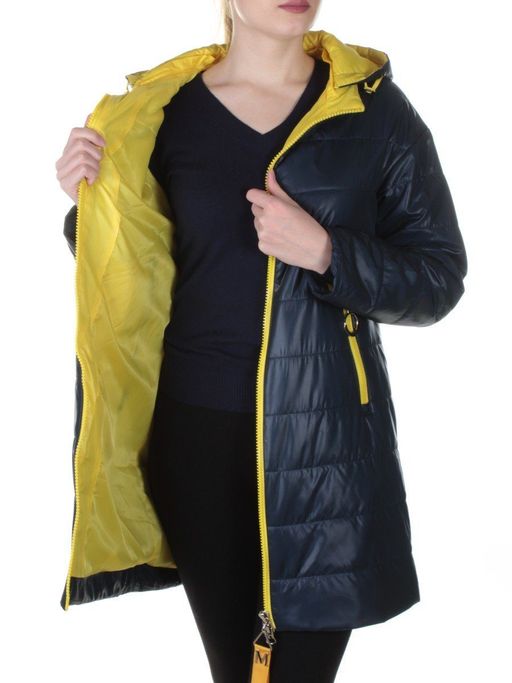 B19102 DK. BLUE Пальто демисезонное женское Aikesdfrs - Fashion фото 8