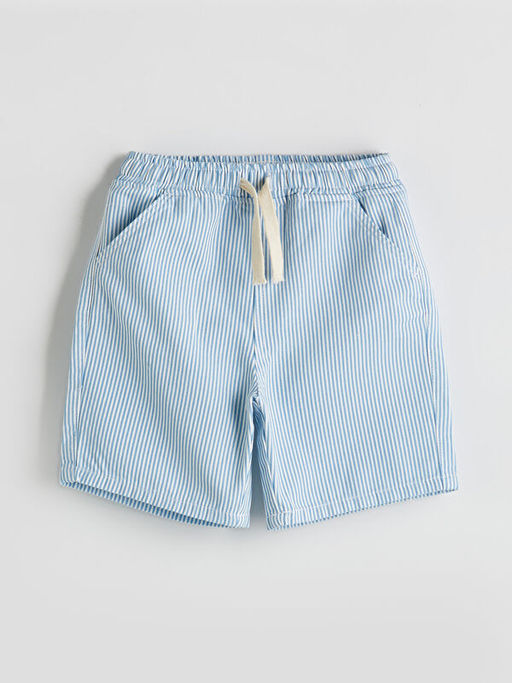 Beli Lastikli ?izgili Erkek ?ocuk ?ort