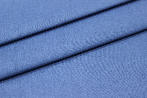 Бязь цв.Винтажно-синий, ГОСТ, ш.1.5м, хлопок-100%, 142гр/м.кв - Купава фото 2