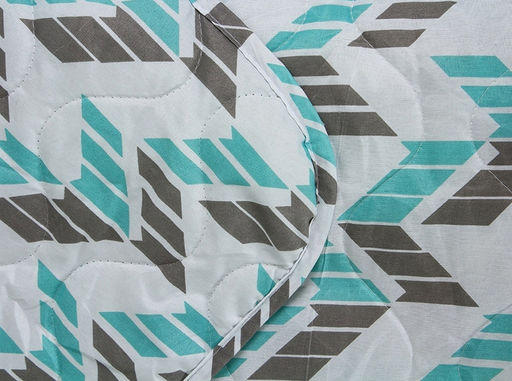 АРТ 140 Покрывало стеганое (микрофайбер) 200*220 "Зигзаги"