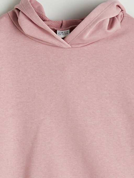 Kap??onlu Basic K?z ?ocuk Sweatshirt