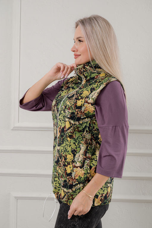 Жилет женский из футера Клен - Амадэль фото 5