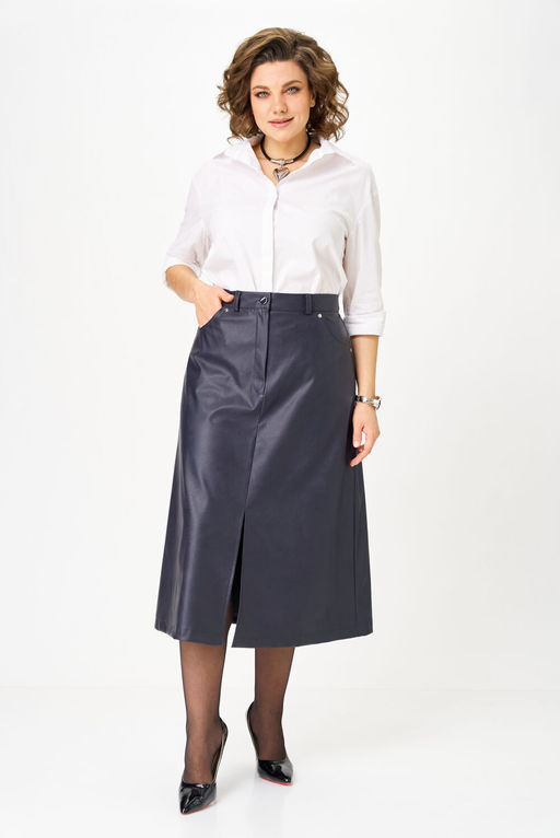 Юбка Anastasia Mak 1215 неви (темно-синий)  фото 7