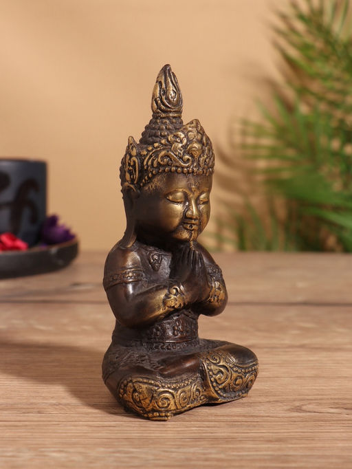 Сувенир «Будда», 6×5×12 см, бронза
