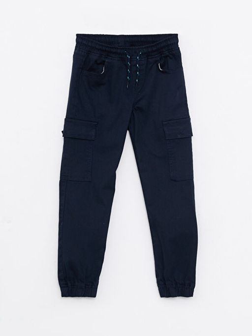 Beli Lastikli Basic Gabardin Erkek ?ocuk Kargo Pantolon - Waikiki фото 2