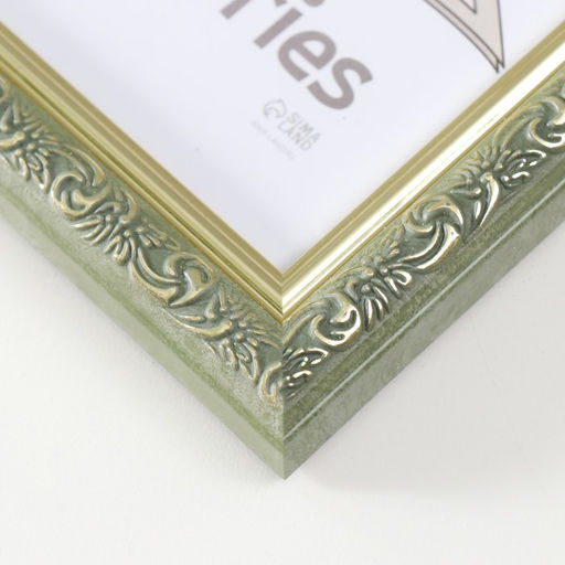 Фоторамка пластик "Винтаж" 15х21 см, оливковый (пластик)