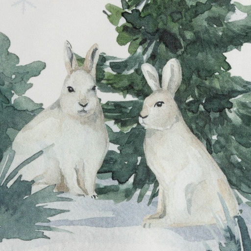 Набор новогодних салфеток Этель Forest animals, 40х40см - 4 шт, хлопок, саржа  фото 9