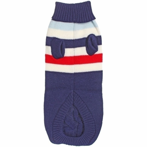 Кофта - свитер для мелких пород собак и кошек "BRO Style", полосочки, цвет синий, р XL