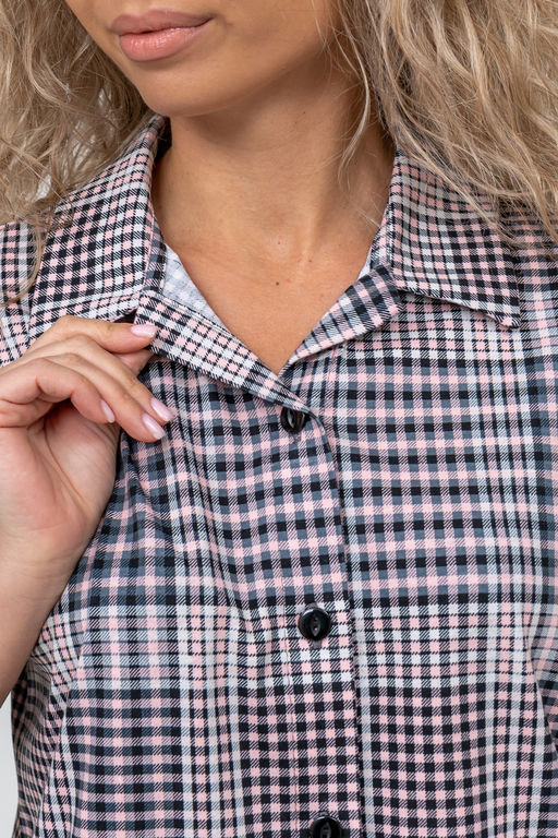 Костюм женский Натали из хлопка в клетку  фото 36