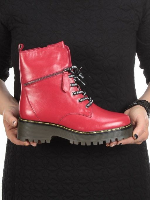 B2002W-420V RED Ботинки зимние женские - No name фото 4