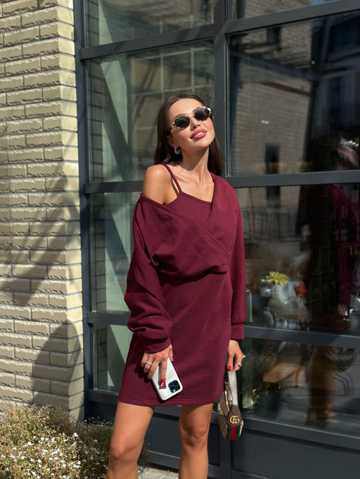 Платье AURA 3281-176-Р винный