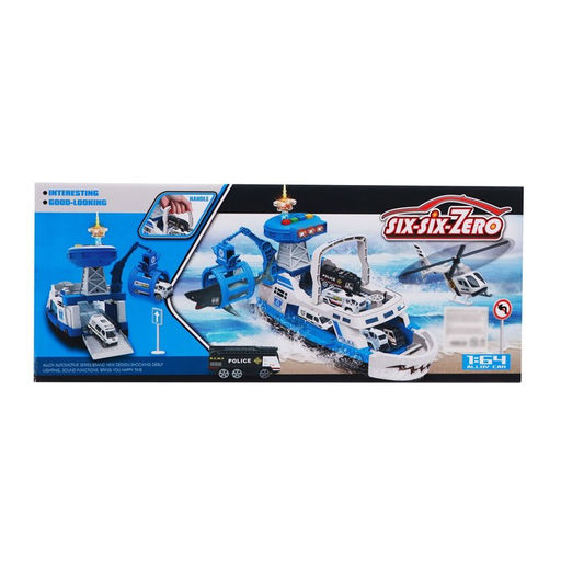 Парковка для машин Полицейский катер, свет и звук - Simaland фото 11