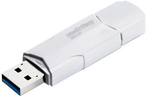 Флеш-накопитель 32Гб "Smartbuy CLUE" White (SB32GBCLU-W)