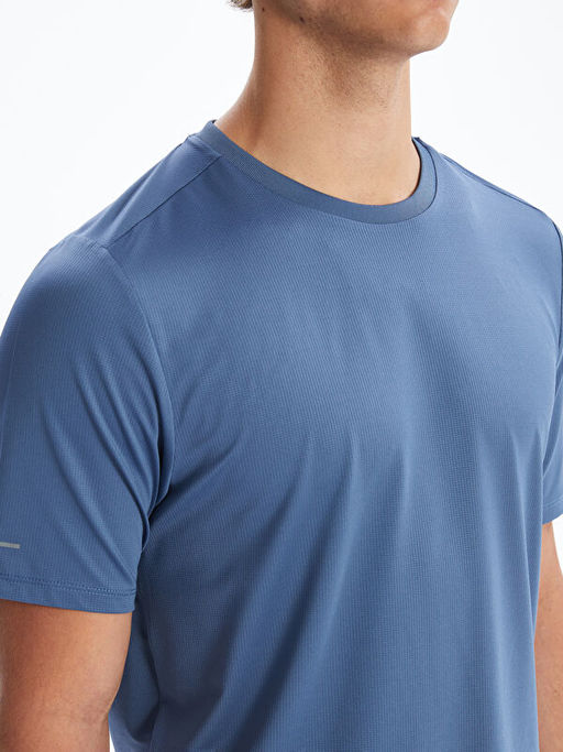 Bisiklet Yaka Erkek Spor Ti??rt