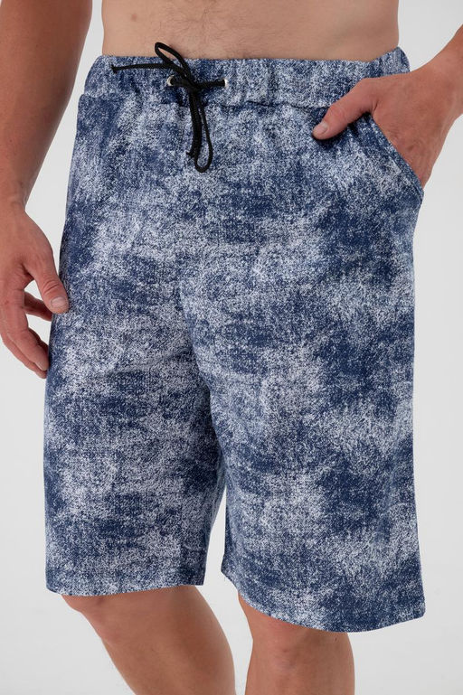 Бриджи мужские из кулирки Сёрфер светло синий - Амадэль фото 3