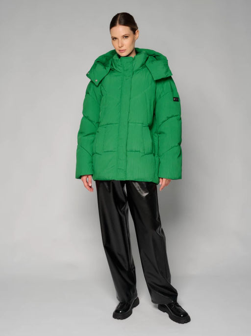 Куртка женская 12411-22036 green - Eleganzza фото 3