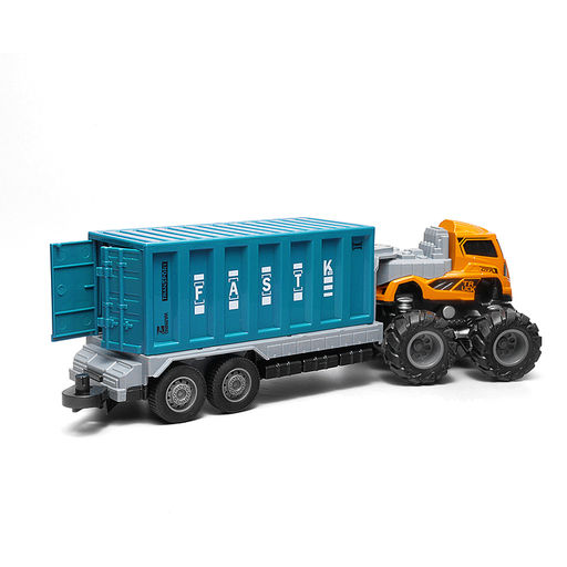 Машина "Двухзвенный прицеп" 1:43 в коробке