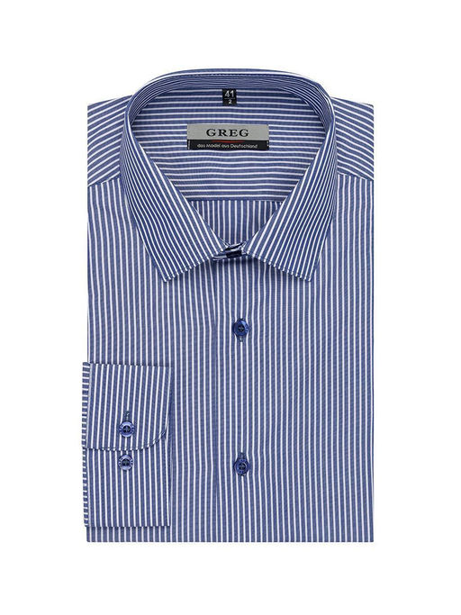 Сорочка мужская длинный рукав GREG 211/217/0272