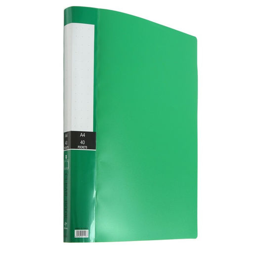 Папка с 40 вкладышами Calligrata А4, 400мкм, МИКС  фото 13