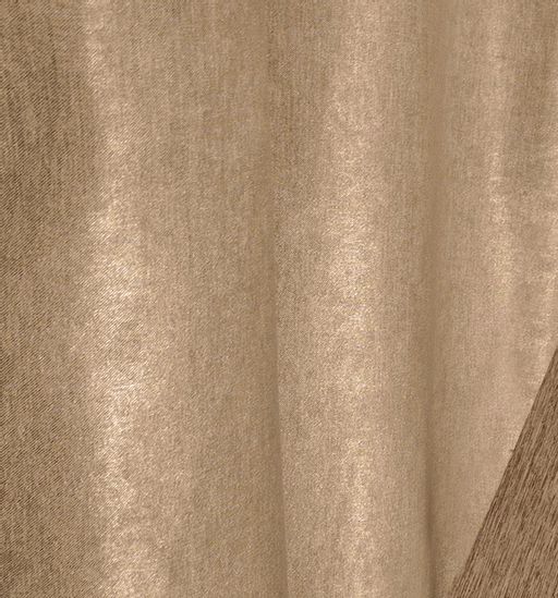 Готовые шторы арт. 05/03/270, комплект SOFT цвет: коричневый/беж. Размеры: (160(80+80) ширина х 270 высота) х 2, на универсальной шторной ленте. - Firanka фото 3