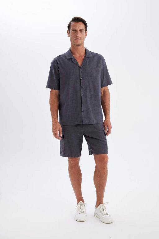 Хлопковые шорты свободного покроя - Defacto фото 2