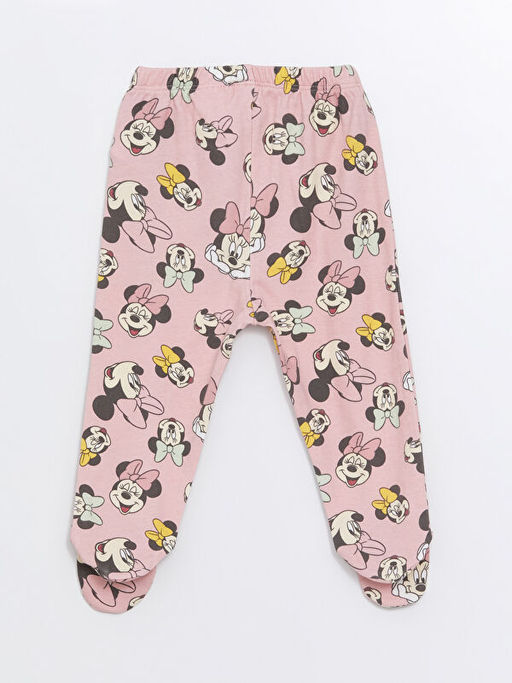 Beli Lastikli Minnie Mouse Bask?l? K?z Bebek Pijama Alt - Waikiki фото 2