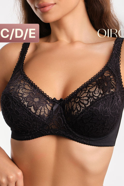 Бюстгальтер кружевной OIRO с цветочным принтом MARTA 2806