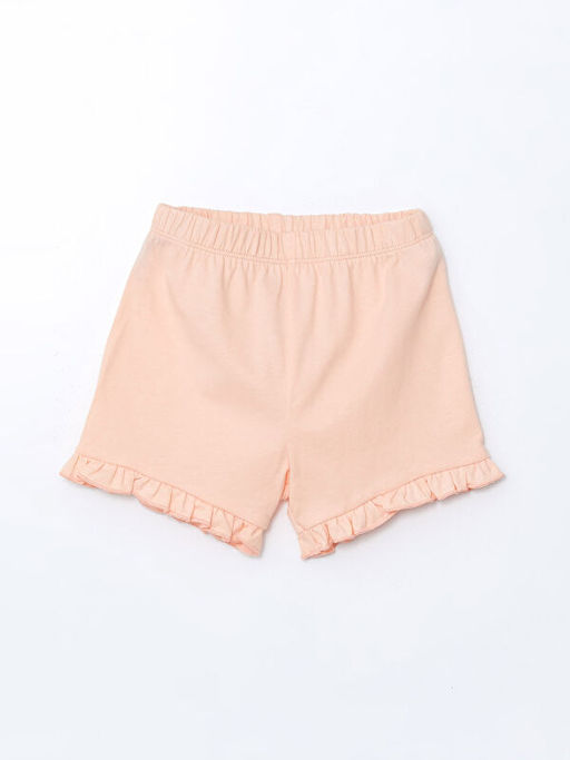 Beli Lastikli Basic K?z ?ocuk ?ort 2li