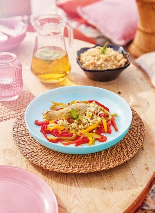 Блюдо для подачи ФРЕНДС ТАЙМ ТЮРКУАЗ бирюзовый 21см КУСКУС арт.P6360 - Luminarc фото 5