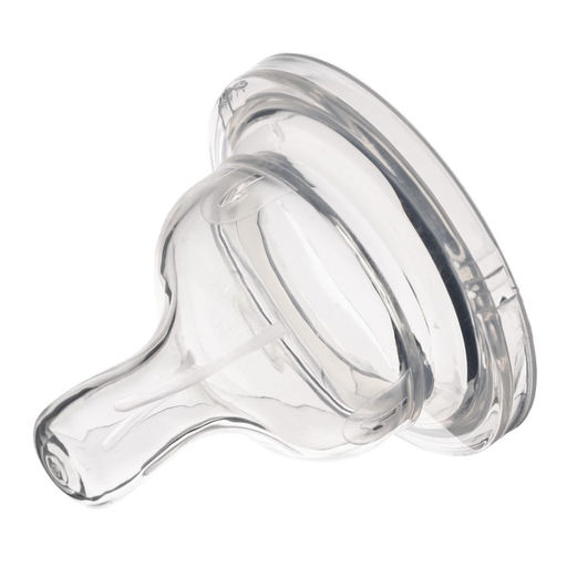 Соска на бутылочку, от 6 мес., Крошка Я, широкое горло, быстрый поток, Ø50 мм.