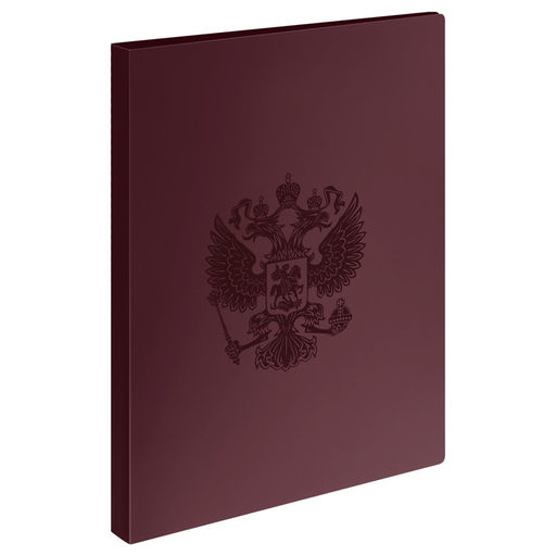 Папка 40 вкладышей СТАММ 21мм, 700мкм, гранат (ММ-32164)