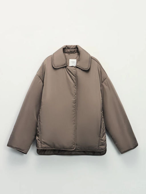 Утепленная куртка с отложным воротником / Zarina