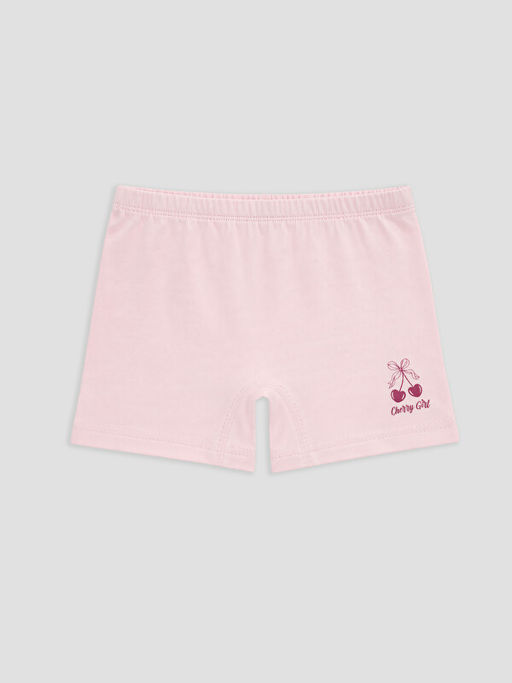 Bask?l? K?z ?ocuk Boxer 3l?
