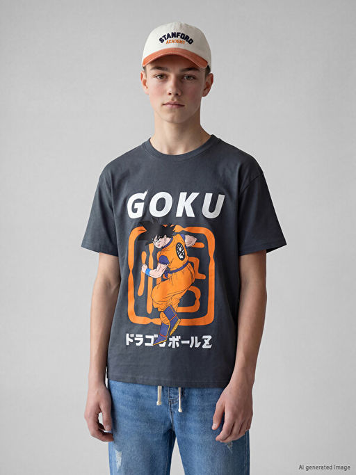 Dragon Ball Bask?l? Erkek ?ocuk Ti??rt