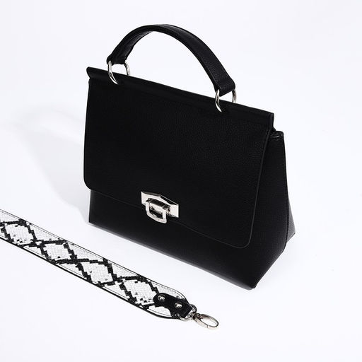 Сумка женская TEXTURA, мессенджер, средний размер, цвет чёрный  фото 5