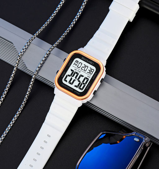 Часы наручные Skmei мужские электронные спортивные 2437white