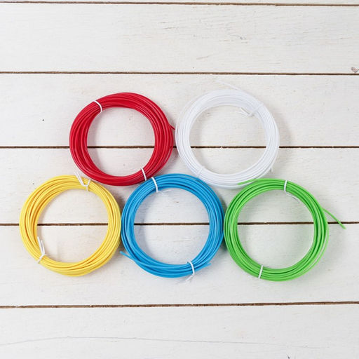 Пластик Luazon PLA-5, для 3D ручки, 5 цветов по 10 метров - Luazon home фото 3